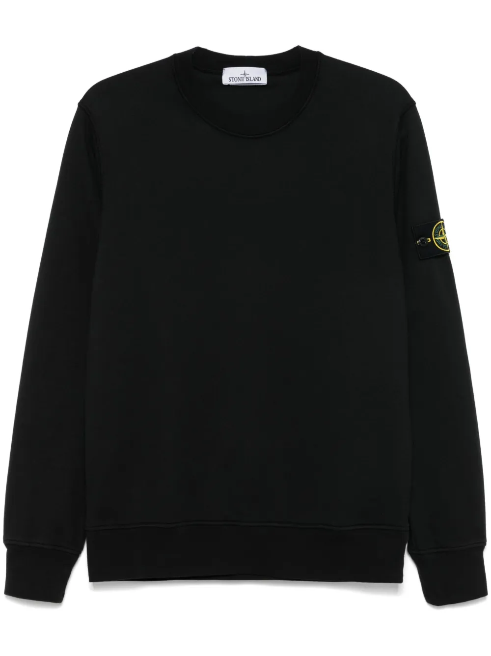 Stone Island Compass Logo Sweatshirt Black