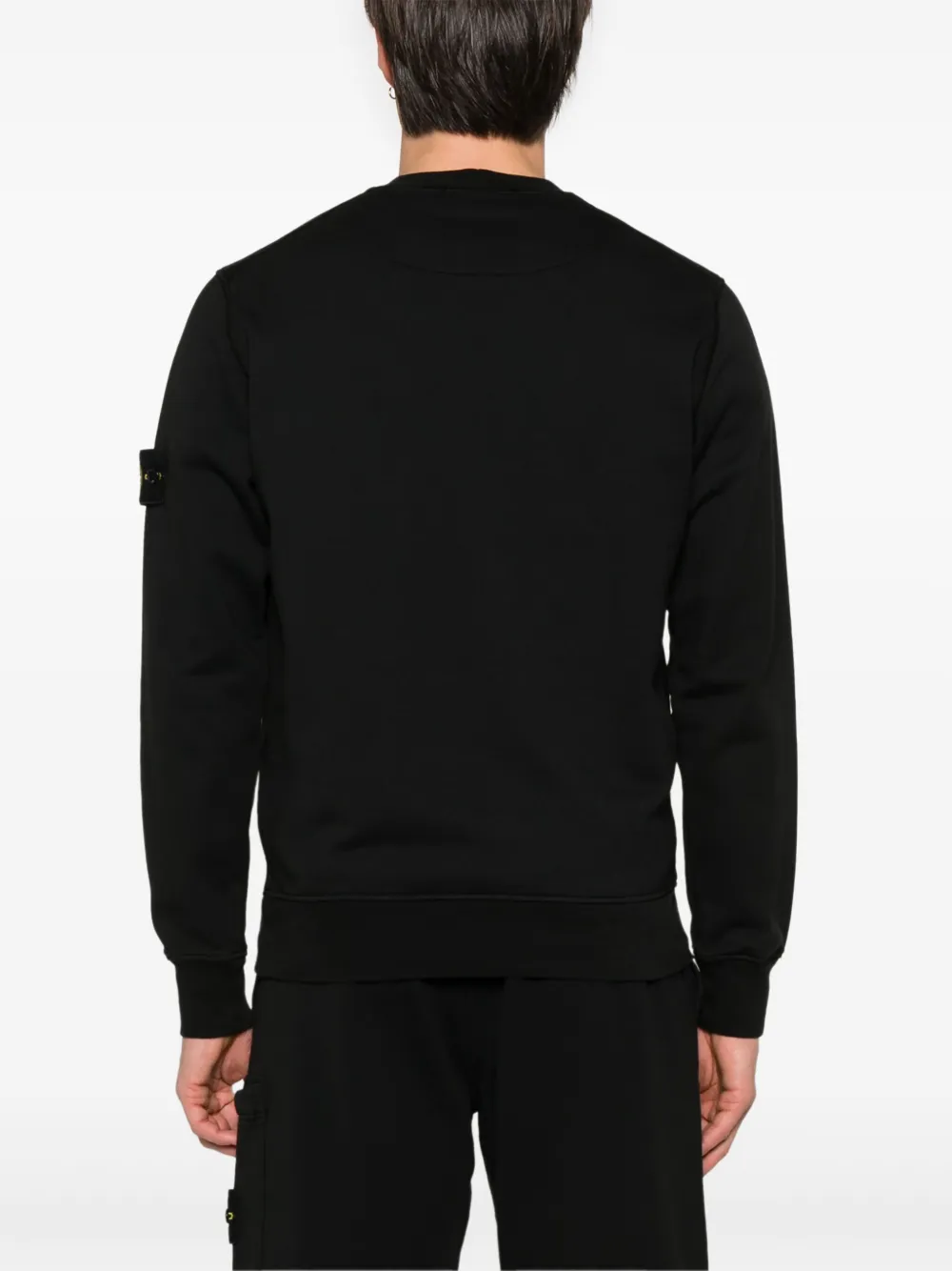Stone Island Compass Logo Sweatshirt Black
