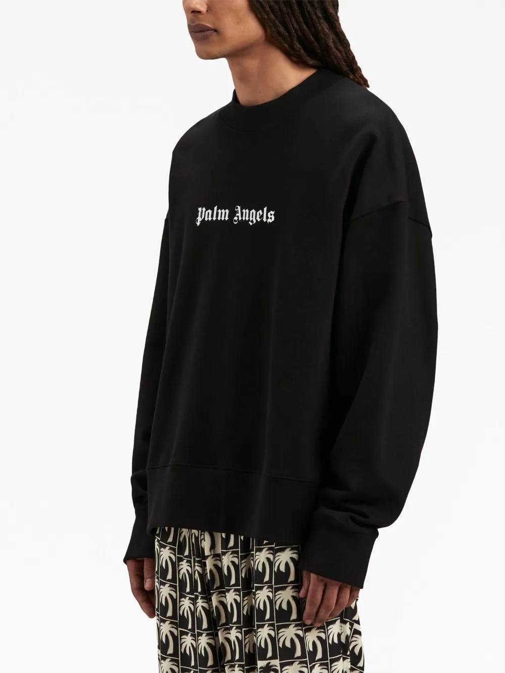 Palm Angels Classic Logo Crew Sweatshirt