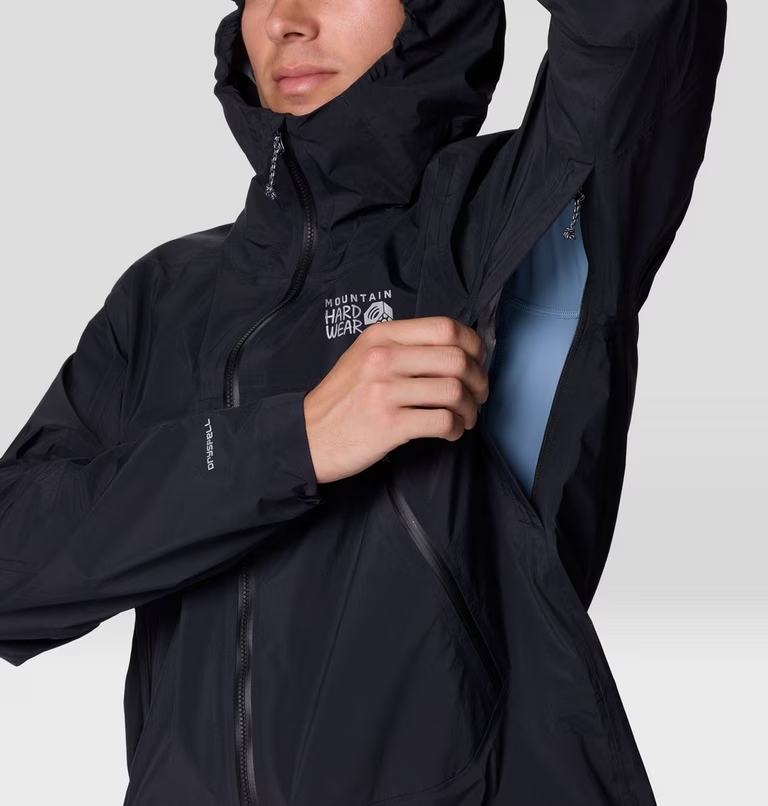 Mountain Hardwear Cloud Cipher Hooded Rain Jacket